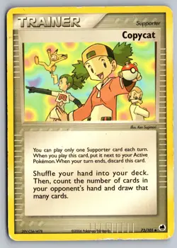 Copycat 73/101 Uncommon Dragon Frontiers Pokemon Heavily Played - Image 1