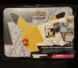 Pokemon 25th Anniversary Celebrations Collector Chest Tin Factory Sealed - Image 1