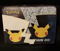 Pokemon 25th Anniversary Celebrations Collector Chest Tin Factory Sealed - Image 2