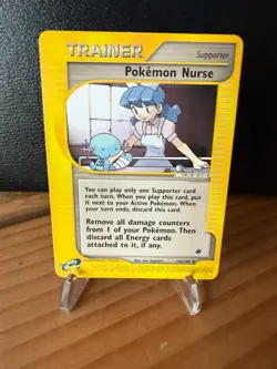 Pokemon TCG Pokemon Nurse 145/165 Uncommon Expedition Set LP - Image 1