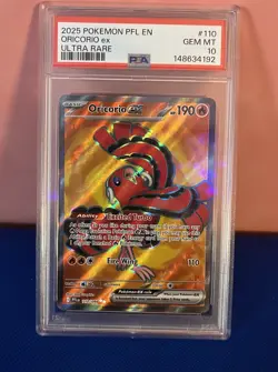 Oricorio Ex Pokemon Phantasmal Flames 110 PSA 10 - Image 1