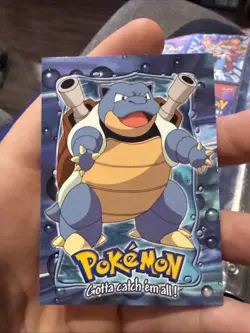 Vintage Rare Blastoise #09 Stage 3 Topps E9 Of 12 Blue Label Logo Pokemon Nm - Image 1