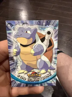Blastoise #09 Pokemon Topps TV Series 1 1999 Black Topps - Image 1