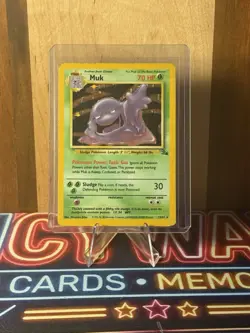 Pokemon! Muk 13/62 Fossil Holo - Image 4