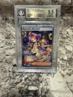 2025 Pokemon Mega Acerola's Mischief Special Illustration Rare 183/132 BGS 9.5 - Image 1