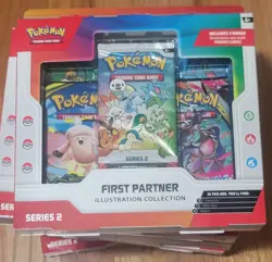 X6 (SIX) Pokemon First Partner Illustration Collection Series 2 Sealed - Image 1
