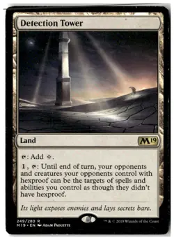 MTG Detection Tower - Core Set 2019 Moderately Played English - Image 1