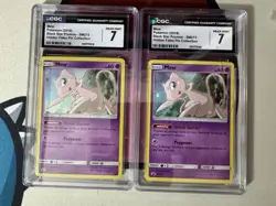 CGC 7 - Mew SM215 | Pokemon Hidden Fates Pin Promo - Image 1