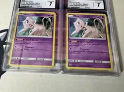 CGC 7 - Mew SM215 | Pokemon Hidden Fates Pin Promo - Image 2