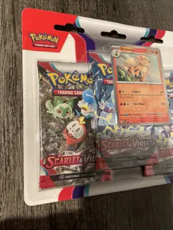 Sealed Pokemon TCG Scarlet and Violet 3-Pack Blisters Set- Arcanine - Image 3