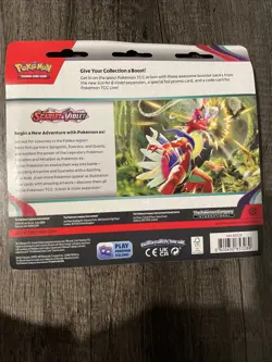 Sealed Pokemon TCG Scarlet and Violet 3-Pack Blisters Set- Arcanine - Image 5