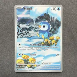 Piplup 098/094 (Phantasmal Flames) Illustration Rare - English - M/NM - Pokemon - Image 1