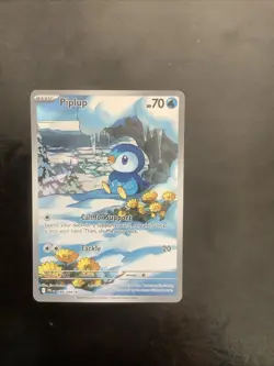 POKEMON ME02: Phantasmal Flames: Piplup (098/094) Illustration Rare NM - Image 1