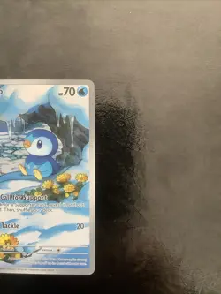 POKEMON ME02: Phantasmal Flames: Piplup (098/094) Illustration Rare NM - Image 4
