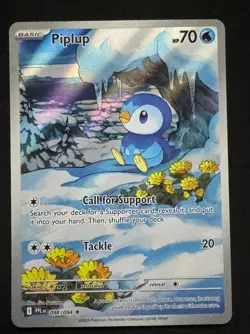 Piplup 098/094 Illustration Rare Phantasmal Flames Pokemon NM/M - Image 1