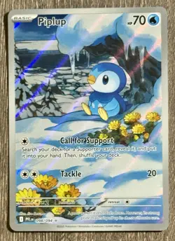 Piplup 098/094 Me02: Pokemon TCG Phantasmal Flames Illustration Rare Holo NM - Image 1