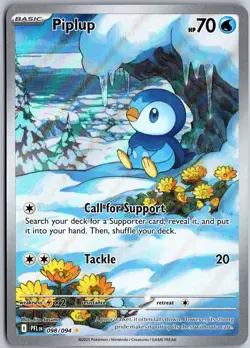 Piplup 098/094 Illustration Rare Phantasmal Flames Pokemon NM - Image 1
