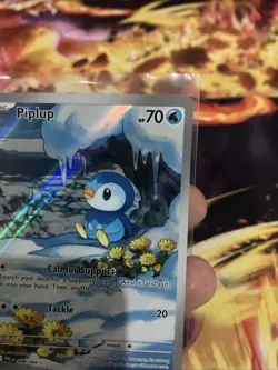 Piplup 098/094 Illustration Rare Phantasmal Flames Pokemon Card TCG NM - Image 2