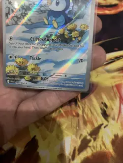 Piplup 098/094 Illustration Rare Phantasmal Flames Pokemon Card TCG NM - Image 5