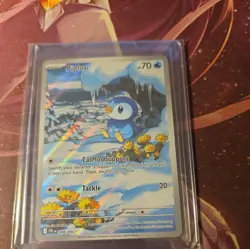 Piplup Pokemon TCG Pocket Illustration Rare 098/094 NM Phantasmal Flames English - Image 1