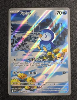 Piplup 098/094 Illustration Rare Phantasmal Flames Pokemon NM - Image 1