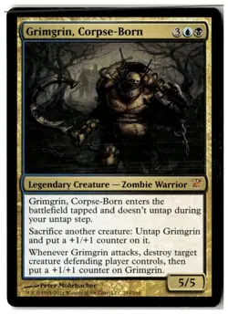 MTG Grimgrin, Corpse-Born - Innistrad Moderately Played English - Image 1