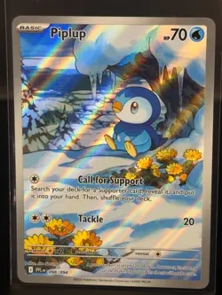 Piplup - 098/094 - Illustration Rare - Phantasmal Flames - NM/M - Pokemon - 33 - - Image 1