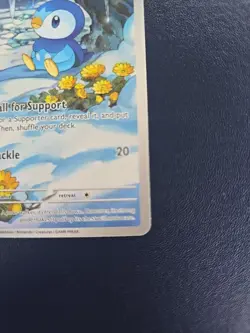 Pokemon TCG Piplup 098/094 Phantasmal Flames Illustration Rare NM - Image 2