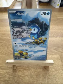 Piplup 098/094 Illustration Rare Pokemon Card – Phantasmal Flames – English – NM - Image 1