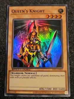 Yugioh Queen's Knight - Speed Duel - Super Rare - STP3-EN007 - N/M - Ultd.Ed. - Image 1