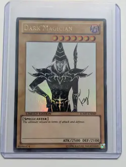 *Very Well Used/HP* Dark Magician JUMP-EN049 Magazine Promo Ultra Rare Yu-Gi-Oh - Image 1