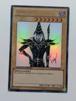 *Very Well Used/HP* Dark Magician JUMP-EN049 Magazine Promo Ultra Rare Yu-Gi-Oh - Image 3
