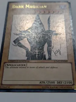*Very Well Used/HP* Dark Magician JUMP-EN049 Magazine Promo Ultra Rare Yu-Gi-Oh - Image 4