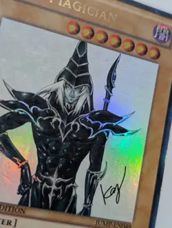 *Very Well Used/HP* Dark Magician JUMP-EN049 Magazine Promo Ultra Rare Yu-Gi-Oh - Image 5