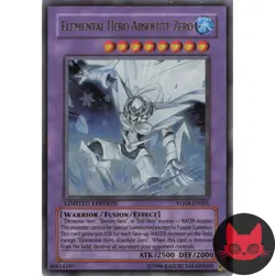 Yugioh Elemental HERO Absolute Zero YG04-EN001 Ultra Rare Limited Edition LP - Image 1