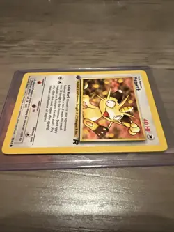 Pokemon TCG Meowth 1st Edition Team Rocket 62/82 NM #24 - Image 3