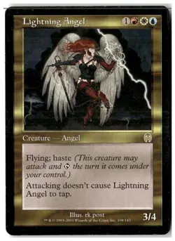 MTG Lightning Angel - Apocalypse Heavily Played English - Image 1