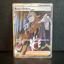 Boss's Orders Ghetsis 248/193 Paldea Evolved - Pokemon TCG Full Art Trainer - NM - Image 1