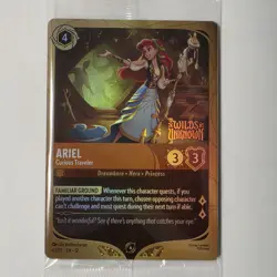 Ariel Curious Traveler Disney Lorcana Promo Card Wilds Unknown Sealed PreRelease - Image 1