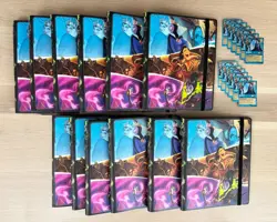 LOT OF 12: Disney Lorcana Villains Binders + 12 The Queen Mirror Seeker Promos - Image 2