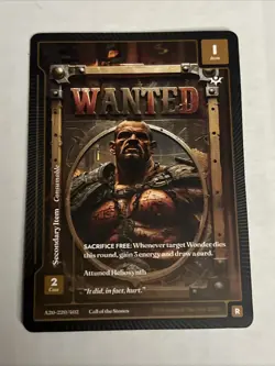 Wonders of the First Wanted Call of the Stones #A20-220/402 PSA PROMO - Image 1