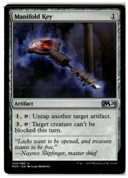 MTG Manifold Key - Core Set 2020 Moderately Played English - Image 1
