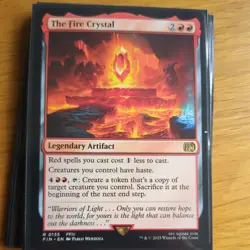 The Fire Crystal - Final Fantasy (Magic the Gathering) NM - Image 1