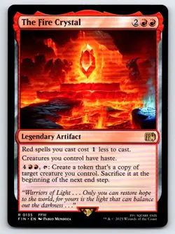 MTG - The Fire Crystal 135 R Normal - FINAL FANTASY - NM - Image 1