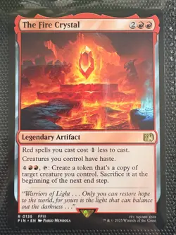 The Fire Crystal 0135 Rare Non-Foil FIN FFIII MTG FINAL FANTASY ENGLISH NM/M - Image 1