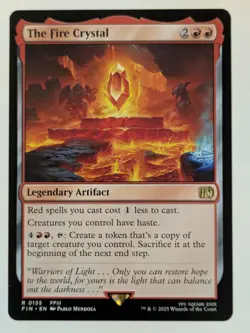 The Fire Crystal - NM Near Mint - FIN Final Fantasy - MTG Magic - Image 1