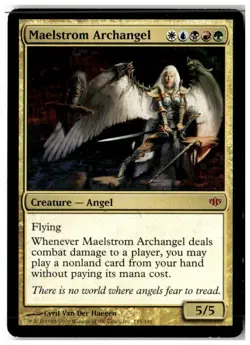 MTG Maelstrom Archangel - Conflux Moderately Played English - Image 1