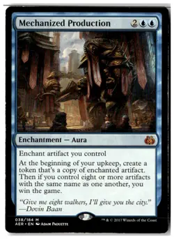 MTG Mechanized Production - Aether Revolt Heavily Played English - Image 1