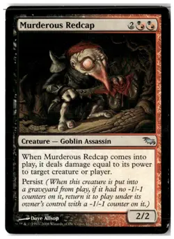 MTG Murderous Redcap - Shadowmoor Moderately Played English - Image 1
