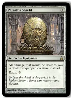 MTG Pariah's Shield - Ravnica: City of Guilds Moderately Played English - Image 1